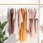 NEATERIZE Thick Heavy Duty Hangers - White Plastic Clothes Hangers 38 Pack - Great for Coat Hanger, Jackets Jeans & Suit Hanger for Closet - New Apartment Essentials Percheros Ganchos para Colgar Ropa
