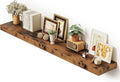 Vivelove 55 inches Long Floating Shelves for Wall, Extra Deeper & Thicker Storage Shelf for Living Room, Kitchen, Farmhouse,Wall Shelves with Invisible Brackets,Set of 1, Rustic Brown