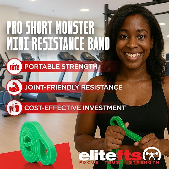 EliteFTS Pro Resistance Band - Boost Core Stability and Flexibility with This Portable, Joint-Friendly Tool