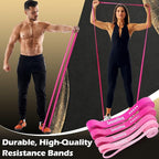 Resistance Bands for Exercise Working Out, 5-Level Pull-Up Assistance Full-Body Training Bands for Women Men Home Workouts, Physical Therapy, Strength Training