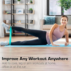 ProBody Pilates Loop Resistance Bands for Working Out, Set of 5 Exercise Bands Resistance, Workout Bands Resistance for Exercise, Small Physical Therapy Bands, 12" x 2"