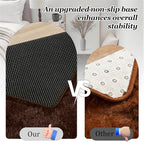 Fluffy 4x6 Area Rugs for Living Room Bedroom: Ultra Soft Shag Rug Non-Slip Non-Shedding Small Plush Bedside Rug Indoor Floor Carpets for Kids Room Playroom Entryway Nursery Dorms Home Decor Brown