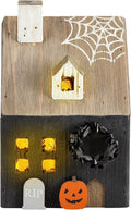 Mud Pie Led Wood Haunted House, RIP