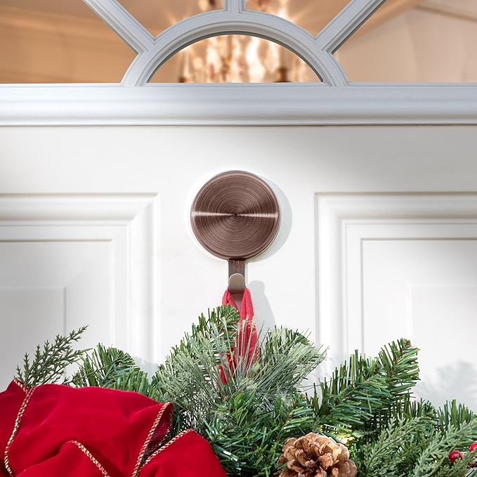 Haute Decor Attract Magnetic Hanger, 1 Pack - Strong Magnet Hook for Metal Doors and Surfaces