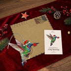 Hummingbird Gifts for Women - Christmas Ornament 2026 - Beautiful Christmas Ornaments Decorative Hummingbird with Meaningful Story Card Humming Bird Valentines Birthday Teacher Gift