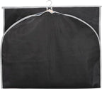 Syeeiex 40"Suit Bag, Set of 16 Garment Bags for Hanging Clothes, Suit Covers Bags for Men or Women, Garment Bags for Storage Suits, Shirts,T-shirts and Jackets on Closet(Black/Grey)