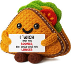 MY-ALVVAYS Funny Love Romantic Sandwich Gifts for Him Her Wife Women, Valentines Anniversary Day Birthday Gift for Couples, Handmade Cute Collectible Dolls