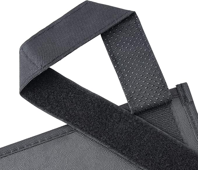 Zafit Hanging Bedside Caddy, Bedside Storage Organizer for Magazine, Phone, Remote control (5 Pockets-Black)