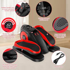 ANCHEER Under Desk Elliptical, Ellipse Leg Exerciser for Seniors Fully Assembled , Electric Seated Pedal Exerciser with Remote Control & 12 Adjustable Speed/Resistance