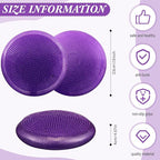 Libima 4 Pcs Glitter Wiggle Seat for Sensory Kids Inflated Wobble Cushion Sensory Seat Flexible Seating for Classroom Elementary, Balance Disc for Kids Adult Office Home