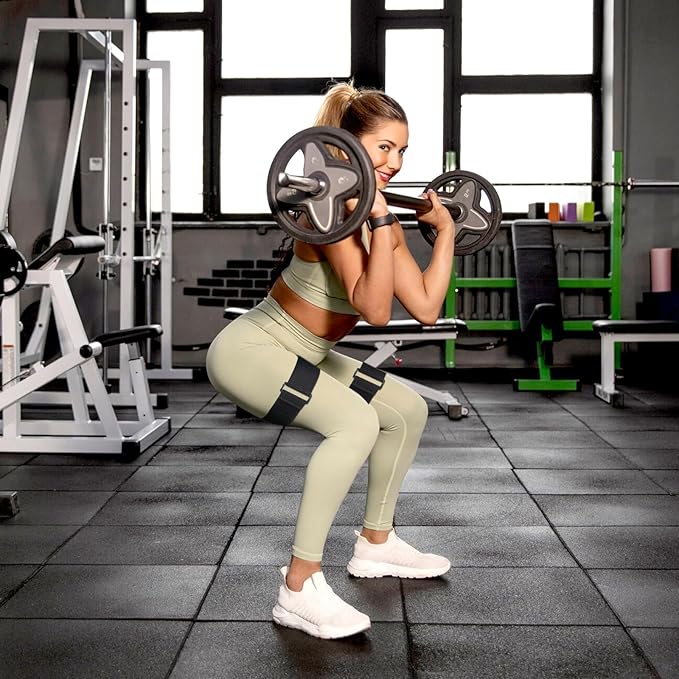 BFR Occlusion Bands for Women Glutes Blood Flow Restriction Bands Best Fabric Resistance Band Adjustable Bundle Booty Band for Exercising Legs Butt Hip Building Workouts Squat Butt Thigh Fitness
