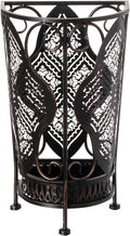 Dualplex Umbrella Holder Umbrella Stand Rack Super Quality Metal Entry Hallway Décor Removable Drip Tray for Home Office Holds Umbrellas Canes Walking Sticks Best Gift 16" Tall (Wallside, Antique)
