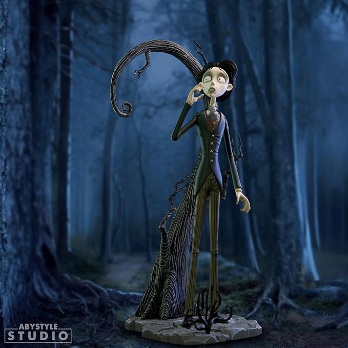 ABYSTYLE Studio Corpse Bride Exclusive Collectible Figurines Bundle: Emily and Victor 8.2" Tall SFC Collectible PVC Figure Statue Movies Decor Gift