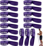 16-Pcs Resistance Bands Set - Premium Elastic Workout Bands for Home Gym, Strength Training, Yoga & Physical Therapy