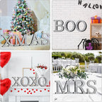 Qunclay 8'' Silver Crystal Diamond Bling Letters Crushed Diamond Decoration Wooden Glitter Letter with Screw and Hooks Rhinestone Gift for Wedding Y2k Mcbling Bedroom Wall Decor (Letter N)