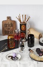 Oneida Serveware, Trick-or-Treat Cheese Board, Made of Acacia Wood, Cheese Server, Halloween Decor Indoor, Perfect For Halloween Party, Fall Decor for Home, Hand Wash Only (1 Piece, 9.6 x 6.8-inch)