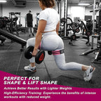 BFR Occlusion Bands for Women Glutes,Blood Flow Restriction Bands for Legs, Butt & Hip Building, Workouts, Best Fabric Resistance Bands for Squat Butt & Thigh