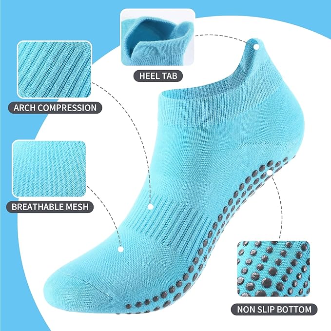Yoga Bag Set for Women Including Yoga Mat Tote Bag, Booty Resistance Bands, Non Slip Sports Socks Silicone Ties for Pilates Travel Workout Office Home Gym