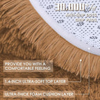 OLANLY 9x12 Machine Washable Large Area Rugs for Living Room, Bedroom, Soft Fluffy Shaggy Bedside Rug, Indoor Floor Carpet for Kids Girls and Boys, Dorms, Home Decor Aesthetic, Khaki