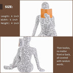 GRAPMKTG Home Decor Pulp Reading Women Thinker Statue Aesthetic Sculpture Room Decor Modern Abstract Decoration on Shelf Table Desk for Living Room Office Bedroom K