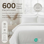 California Design Den California King Sheet Set - 100% Cotton, 600 Thread Count Deep Pocket Cal King Sheet Set, Luxury Soft Hotel-Quality Sheets with Sateen Weave (Cool Taupe)