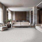 Micro Loop Indoor Rug White 5x7 Boho Geometric Neutral Area Rugs for Living Room Soft Luxury Modern Low and High Pile Durable Stain Resistant Non-Shedding Indoor Area Carpet 5 x 7