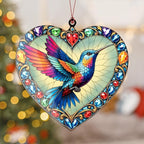 Hummingbird Gifts for Women, Hummingbird Christmas Ornaments, Mom Gift for Bird Lovers, Hanging Decor for Tree Window Home Decorations, Bird Christmas Ornament, Housewarming Gift