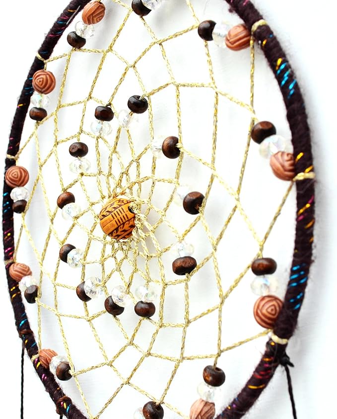 Urdeoms Tree of Life Dream Catchers for Girls Boho Dream Catcher Wall Decor for Bedroom Adult Crystal Red Agate Healing Stone Hanging Ornament Decoration Cute Room Decor 18" Length(NO.17)