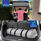 Storage Master Vacuum Storage Bag for King Size Mattress - Ideal for Memory Foam and Latex Up to 14 Inches - Designed for Easy Moving, Shipping and Storing with Straps (KING/CAL KING)