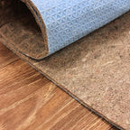 KOECKRITZ RugLock 10' Round Rug Pad – Non-Slip Felt & Rubber Dual Surface Rug Gripper, 0.345" Thick Cushion, Strong Grip Floor Protection, Safe for All Floors