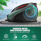 Ancheer Under Desk Elliptical,Ellipse Leg Exerciser for Seniors Fully Assembled, Electric Seated Pedal Elliptical Exerciser with Remote &12 Resistance Adjustable Speed