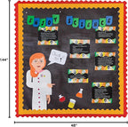 Fadeless Bulletin Board Paper, Fade-Resistant Paper for Classroom Decor, 47.25” x 12’, Chalkboard, 1 Roll