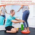 Libima 4 Pcs Wiggle Seat for Sensory Kids Inflated Wobble Cushion Sensory Seat Cloud Design Flexible Seating for Classroom Elementary Balance Disc for Kids Adult Pet Training