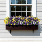 Artificial Flowers for Outdoor Faux Flower Spring Decoration, 12 Bundles Fake Plants Silk Daisy Bulk UV Resistant Realistic for Outside Porch Patio Balcony Planter Yard Garden Home Decor(Mixed 3)