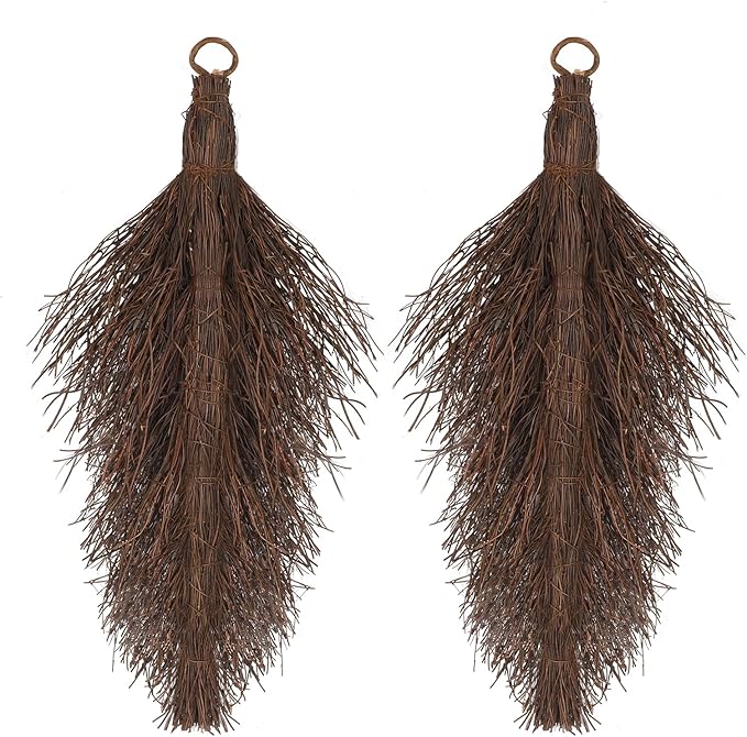 Grapevine Teardrop Swag Base - 17 Inch Natural Teardrop Wreath Form for DIY Crafts - Grapevine Swag Making Supplies for Decor - 2 Pack