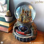 The Bradford Exchange Harry Potter Hogwarts Express Musical Snow Globe, Light-Up Castle, Moving Train with Hedwig's Theme