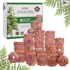 80 Cedar Rings for Clothes Storage - Stop Clothes Damage - 80 Fresh Cedar Rings