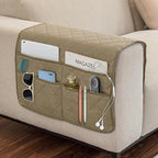 Remote Control Holder for Recliner,Non Slip Armchair Caddy,Sofa Armrest Storage Organizer for Recliner Couch With 6 Pockets for TV Remote,Cell Phone,Magazine
