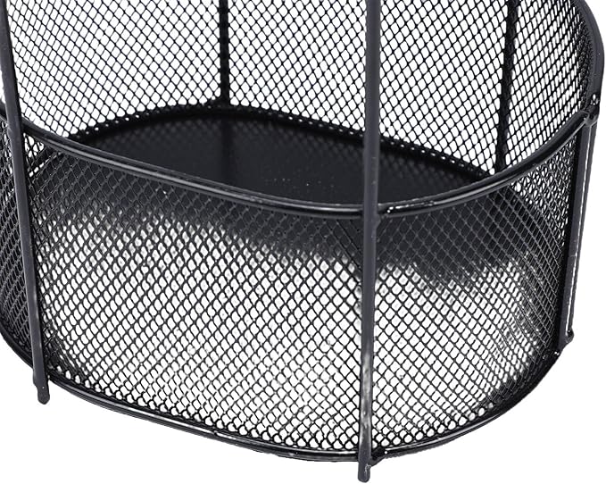 FILFEEL Duty Iron Umbrella Stand – Freestanding Metal Umbrella Holder with Drainage Mesh Base for Entryway, Home, Office & Commercial Use – Compact 20x15x50cm Vertical Storage Rack
