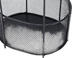 Focket Umbrella Stand, Premium Iron Hollow Mesh Drainage Umbrella Holder for Entryway, Indoor Storage Rack with Vertical Space Saving Design for Homes Hallways Offices Shops Schools
