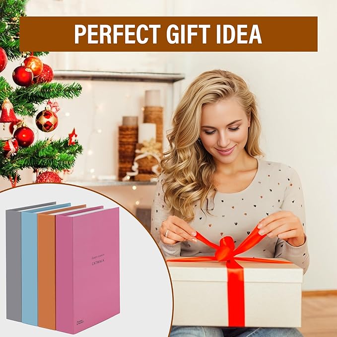 PROBENEX ICON Large | 4 PCS Faux Decorative Books for Home Decor | Not Real Books (Cardboard Boxes) | Coffee Table, Shelf Styling & Modern Aesthetic Accent Pieces for Living Room