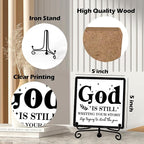Home Decor, Farmhouse Shelf Decor For Living Room, Boho Aesthetic Table Decorations, Christian Gifts For Women Men, Entryway Tv Stand Fireplace Mantle Coffee Table Decoration (story-05)