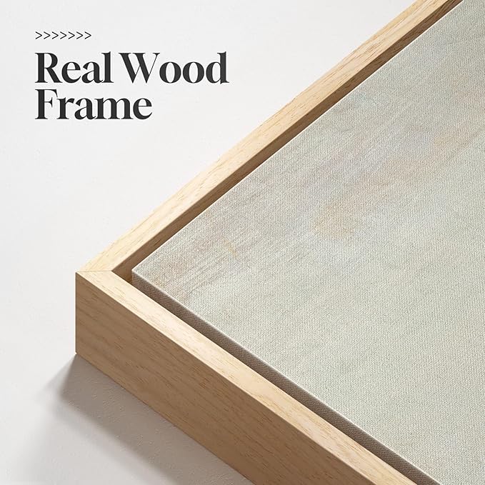 Large Framed Sage Green Abstract Landscape Wall Art for Living Room, 3 Piece Modern Canvas Prints Paintings Artwork for Walls, Nature Rustic Pictures Wall Decor for Bedroom Farmhouse Office 24x36 In