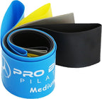 ProBody Pilates Loop Resistance Bands for Working Out, Set of 5 Exercise Bands Resistance, Workout Bands Resistance for Exercise, Small Physical Therapy Bands, 12" x 2"