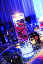 WGVI Quality Thick Weighted Clear Cylinder Glass Vases, 3" W x 12" H, Skinny Bud Vase Narrow Floral Bouquet Flower Arrangements Storage Container Candle Holders Decorative Accents, 6 Pieces