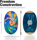 The Original Indo Board - Balance Board Trainer for Core Strength, Stability & Athletic Performance - Surfing, Skateboarding, Snowboarding, Yoga, Physical Therapy & More. Includes Board and Cushion - ROLLER NOT INCLUDED.