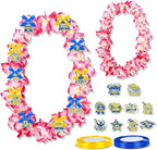 Leis for Graduation 2026, Artificial Flower Wreath with Cards Graduation Lays Gifts, Congrats Grad for High School