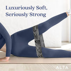 ALTA Booty Bands for Women - Premium Non-Slip Fabric Resistance Bands for Working Out - Cloth Resistance Bands for Legs, Fabric Exercise Bands, Leg Bands for Working Out Women, Looped Hip Bands Set