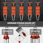 VEICK Resistance Bands, Exercise Bands, Workout Bands, Resistance Bands for Working Out with Handles for Men and Women, Exercising Bands for Fitness Weights Work Out at Home