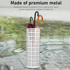 Umbrella Holder for Entryway, Umbrella Holder Metal Umbrella Stand Indoor with Hollow Design for Home Entryway (Medium)